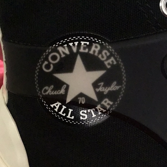 Size 10 - Converse Chuck Taylor All Star 70 x Kim Jones Black/Egret 2021 - Picture 6 of 11
